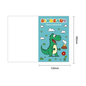 สมุดระบายสีแบบทำมือพร้อมสติกเกอร์สมุดวาดภาพการ์ตูนสำหรับเด็ก - Product Image 5