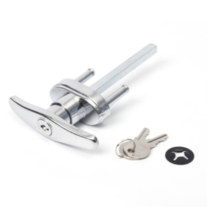 Biệt thự hiện đại nhà để xe đổ cửa t-xử lý khóa với các phím ABS bạc - Product Image 1