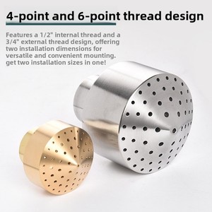 Boquilla de fuente seca de latón popular con chorro laminar de <span class=keywords><strong>agua</strong></span> de acero inoxidable para fuentes de jardín de piedra - Product Image 3