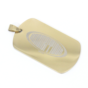 Biểu Tượng Tùy Chỉnh Thép Không Gỉ Thẻ Chất Lượng Hàng Đầu Sáng Bóng Kim Loại Sáng Thương Hiệu Tên Treo Tag Và Nhãn Cho Vật Nuôi Và Quần Áo - Product Image 2