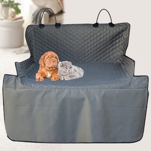 Housse résistante à l'eau pour chien SUV Cargo Liner for Dogs Tapis de siège pour chien SUV Sedans <span class=keywords><strong>Vans</strong></span> <span class=keywords><strong>Vans</strong></span> avec pare-chocs rabat protecteur antidérapant - Product Image 2