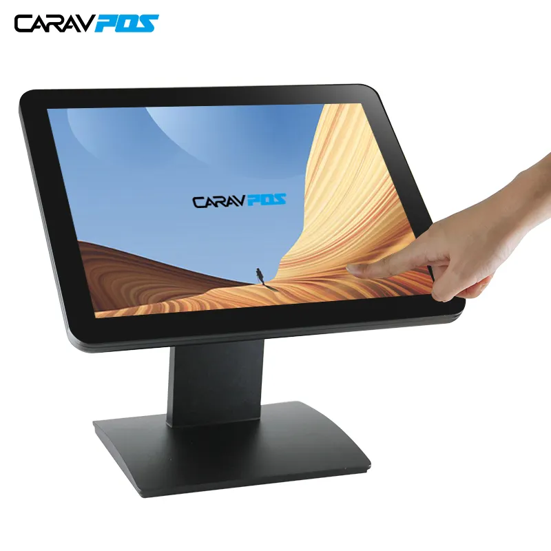 15" Capacitive Touch Screen Motion Desk Computer Machine Black Usb for Business Touch Screen for Mobile Phone Black View B