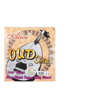 NAOMI Alice OUD Strings AOD-11 Silver-Plated Copper Wound Bianco Trasparente In <span class=keywords><strong>Nylon</strong></span> per <span class=keywords><strong>Corde</strong></span> della <span class=keywords><strong>Chitarra</strong></span> Classica - Product Image 1
