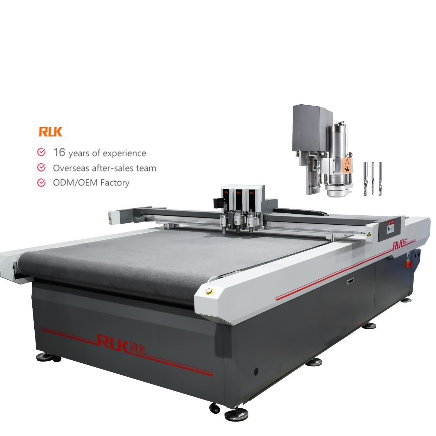 RUK MTC 3 Head PLC Controlled Industrial Automatic Cutting Machine in Cartons