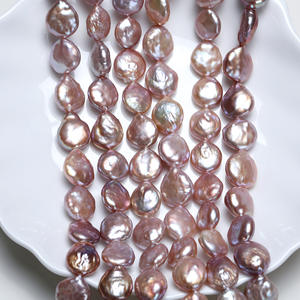 สร้อยไข่มุกน้ำจืดทรงบาร็อคแบบครอส-บอร์เดอร์  งานกึ่งสำเร็จรูปสำหรับทำเครื่องประดับ DIY  ไข่มุกเม็ดเดี่ยว - Product Image 1