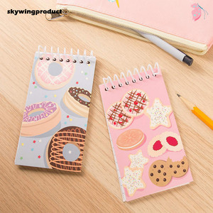 Prodotto Skywing Top Seller <span class=keywords><strong>4</strong></span> graziosi disegni <span class=keywords><strong>di</strong></span> Dessert 3X5 pollici 24 confezioni <span class=keywords><strong>di</strong></span> <span class=keywords><strong>quaderni</strong></span> <span class=keywords><strong>di</strong></span> carta rivestiti <span class=keywords><strong>a</strong></span> spirale per Journaling - Product Image 5