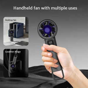 Ventilateur portable haute vitesse rechargeable USB-C, mini ventilateur turbo réglable pour le camping, la randonnée, le bureau et la maison - Product Image 3