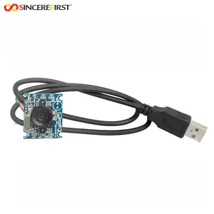 Vendita diretta in fabbrica di visione notturna a fuoco fisso grandangolare 30fps Usb 720p Driver gratis Usb Mini Iris modulo fotocamera con microfono