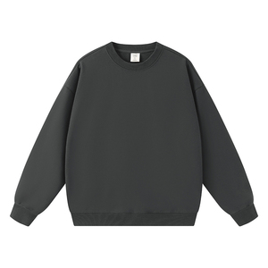 Pullover da uomo pesante in tinta unita 300 Gsm <span class=keywords><strong>Design</strong></span> basico con collo foderato per la stampa digitale invernale Casual per la primavera autunno XL - Product Image 4