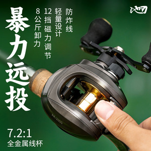 Chiren Baitcasting Reel Aluminum Alloy Body 10 Ball Bearings For Precision Fishing Tackle - Product Image 2