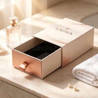 Caja de Cartón Ecológica Personalizada con Cajón Deslizable Rígido para Esencia de Péptidos, con Inserto para Vial, para Suero, Ampolla, Cuidado de la Piel, Regalo