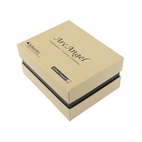 Vente en gros de carton rigide en papier de luxe personnalisé avec couvercle et base emballage carré de produit cadeau bougie boîte d'emballage