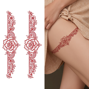 <span class=keywords><strong>Tatuajes</strong></span> Temporales de Henna Coloridos, Pegatinas con Patrones Florales Geométricos, Estilo Étnico, Tatuaje Impermeable Adecuado <span class=keywords><strong>para</strong></span> <span class=keywords><strong>Muñeca</strong></span> y Brazo - Product Image 1