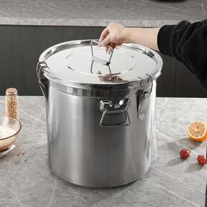 Contenedor de Alimentos de Acero Inoxidable de Gran Capacidad, Sellado, para Transporte y Almacenamiento en la Cocina, Directo de Fábrica - Product Image 4