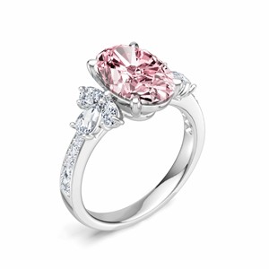 Nouvelle bague de fiançailles en forme de goutte d'eau 10 * 14 pour femmes, argent 925, maille rouge, diamant en forme de goutte d'eau, bijoux pour femmes - Product Image 5