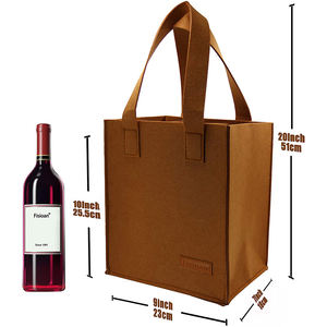 ถุงไวน์แดงสำหรับใส่ไวน์6ขวดใช้ซ้ำได้เหมาะสำหรับให้เป็นของขวัญ - Product Image 3