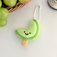 En gros, Porte-clés pendentifs poupées en peluche exquises, thème crème glacée aux fruits d'été, breloques pour sacs à dos de filles, jouets pour enfants, cadeau