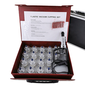 Offerta di tempo limitato 19 tazze cinese Kit coppettazione sottovuoto estraibile apparato sottovuoto terapia Relax massaggiatore curva pompe di aspirazione - Product Image 1