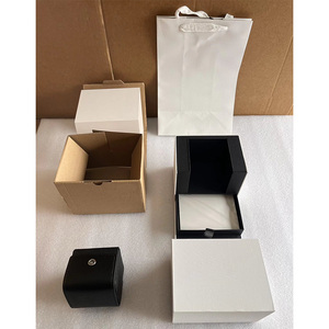 Estuche de Lujo Negro para Relojes, Directo de Fábrica, Portátil para Viajes, con Logotipo Personalizado, Estuche de Alta Calidad para Relojes de Marca - Product Image 2