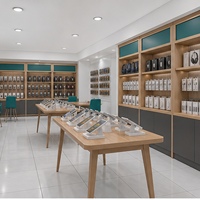 Muebles de Diseño Interior para Tienda de Celulares, Exhibidores de Pared para Teléfonos Móviles, Estantes para Accesorios de Telefonía
