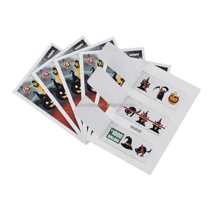 Design gratuito personalizzazione della carta della lotteria con linguetta a strappo istantaneo Peel Off produttore di biglietti per giochi della lotteria