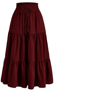 Falda Midi Bohemio de Verano 2026 Estilo Europeo-Americano con Capas y Corte en A, Elegante y Fluida para Mujer al por Mayor - Product Image 6