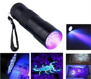 9 <span class=keywords><strong>LED</strong></span> piccolo portatile <span class=keywords><strong>professionale</strong></span> UV <span class=keywords><strong>torcia</strong></span> elettrica UV 395NM UV luce nera <span class=keywords><strong>torcia</strong></span> viola UV linternas <span class=keywords><strong>LED</strong></span> <span class=keywords><strong>torcia</strong></span> flash - Product Image 2