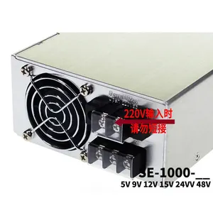 Meanwell SE-1000-12 1200W 12V 100A 단일 그룹 출력 스위치 전원 공급 장치 (SE-1500 시리즈 포함)