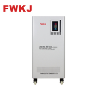 Régulateur de tension automatique triphasé 80 KVA SVC en cuivre avec 50 Hz