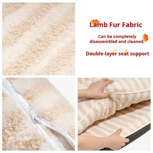 뜨거운 판매 소파 이동식 빨 수있는 따뜻한 깊은 수면 고양이와 개 국경 간 무역을위한 세련된 애완 동물 침대 - Product Image 3