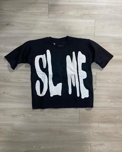 Camiseta Corta de Algodón 100% de Alta Calidad, Estilo Holgado, con Letras Bordadas Desgastadas, para Hombre - Product Image 5