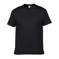 Camiseta Casual de Verano para Hombre, 100% Algodón Tejido, 180 Gramos, Cuello Redondo, Manga Corta, Corte Regular, Transpirable, Ecológica, de Secado Rápido