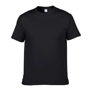 T-shirt décontracté d'été pour homme 100% coton 180 grammes Impression photo Couleur unie Design uni Col rond Manches courtes Coupe classique - Product Image 2