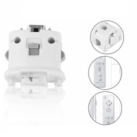 Adaptateur de capteur Motion Plus pour télécommande Wii et Wii U, matériau ABS blanc, 4,5x4x3cm, emballage de vente au détail