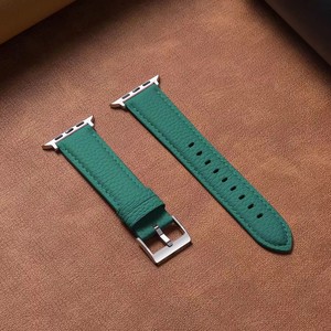 Tali jam kulit asli untuk Apple Watch, untuk jam tangan Apple 10 38/40/41mm 42/44/45/46mm - Product Image 3