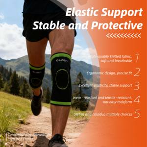 2025 Vente Chaude <span class=keywords><strong>Meilleur</strong></span> Sport Compression Doux Protection Fitness Running Basketball Respirant Genouillères - Product Image 1