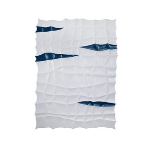 Moderno e minimalista soggiorno immagine decorativa 3d tridimensionale intaglio del legno luce lusso altra arte della parete - Product Image 6