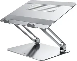 Настольная подставка для ноутбука эргономичный дизайн Алюминиевый Съемный держатель для ноутбука 13-17 дюймов Подставка для планшета Регулируемая подставка для ноутбука Складная
