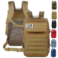 Vente en gros Sac à dos tactique Sac à dos Molle Sac à dos tactique avec logo personnalisé Sac à dos 45L pour voyage tactique