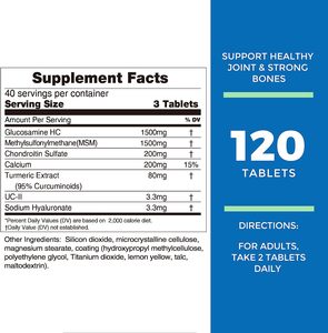 Extra Sterkte Glucosamine Chondroïtine <span class=keywords><strong>Msm</strong></span> Complexe Gezonde Gewrichten Softgel Capsule Voor Tieners Niet Voor Zwangere Vrouwen Pasgeborenen - Product Image 6