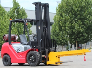 Montacargas de Propano/GLP de 3.5T y 3m con Desplazador Lateral, 2-5T, Combustión Interna, Todoterreno, Manipulador Telescópico 4x4, Apilador - Product Image 5