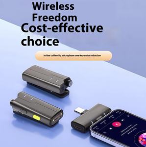 Mikrofon Kondensor Lavalier Nirkabel Tipe C Berkualitas Tinggi A8-<span class=keywords><strong>2</strong></span> Profesional <span class=keywords><strong>2</strong></span>.4G dengan Penerima Jarak Jauh untuk Smartphone dan PC - Product Image 2