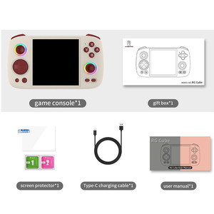 एंबेरनिक आरग क्यूब पोर्टेबल रेट्रो मिनी हैंडहेल्ड गेम कंसोल रेट्रो एंड्रॉइड 3.95 इंच आईपीएस स्क्रीन 128 जी 256 जी वायरलेस वीडियो गेमपैड - Product Image 1