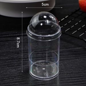 <span class=keywords><strong>Taza</strong></span> <span class=keywords><strong>de</strong></span> plástico con tapa para postres, vaso para Mousse, pudín, Yogurt, 3oz, 6oz, 10oz, 16oz, precio <span class=keywords><strong>de</strong></span> fábrica - Product Image 2