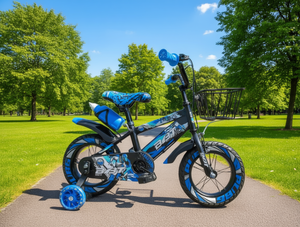 Bicicletta per bambini Hyf B42 da 16 pollici con telaio in metallo e rotelle per età compresa tra 5 e 7 anni - Product Image 2