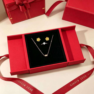 Double door jewelry <b>gift</b> <b>box</b> jewelry rigid <b>box</b> bifold opening jewellery <b>box</b> <b>necklace</b> bracelet <b>gift</b> <b>box</b> luxury jewelry packaging - Product Image 1