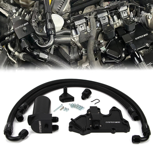 1Set Oil Catch Can pour V * AG EA888 GEN3 2.0T BLACK Aluminum Alloy 6061-T6 BATTLEBEE <span class=keywords><strong>BB</strong></span>-OCC-003 - Product Image 1