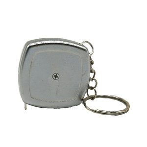 Bán buôn tùy chỉnh 1m <span class=keywords><strong>Mini</strong></span> Keychain băng các biện pháp di động ngang vuông Electroplated món quà Hệ thống đo lường số liệu - Product Image 5