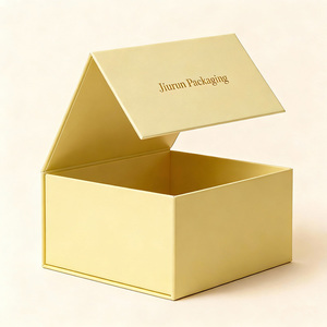 Scatola di Cartone Pieghevole Magnetica Personalizzata di Alta Qualità per Regali, Lussuosa Confezione per Felpe, Scarpe, Vestiti con Logo Stampato in <span class=keywords><strong>Oro</strong></span> - Product Image 1