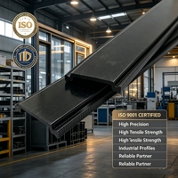 Bande thermique légère en forme de C en polyamide PA66 GF25 pour façade de bâtiment préfabriqué, qualité assurée